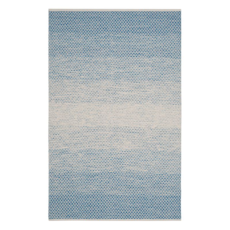 Safavieh Montauk Talia Lattice Rug, Blue, 6Ft Rnd