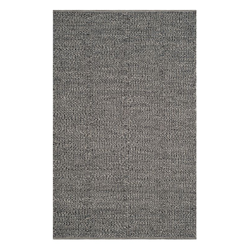 Safavieh Montauk Talita Solid Rug, Grey, 6Ft Rnd