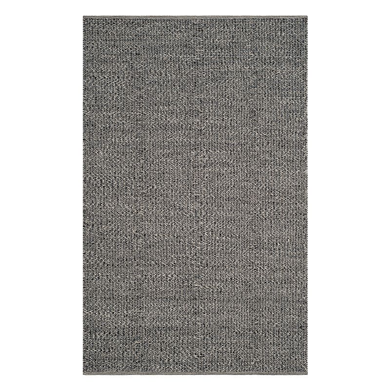 Safavieh Montauk Talita Solid Rug, Grey, 6Ft Rnd