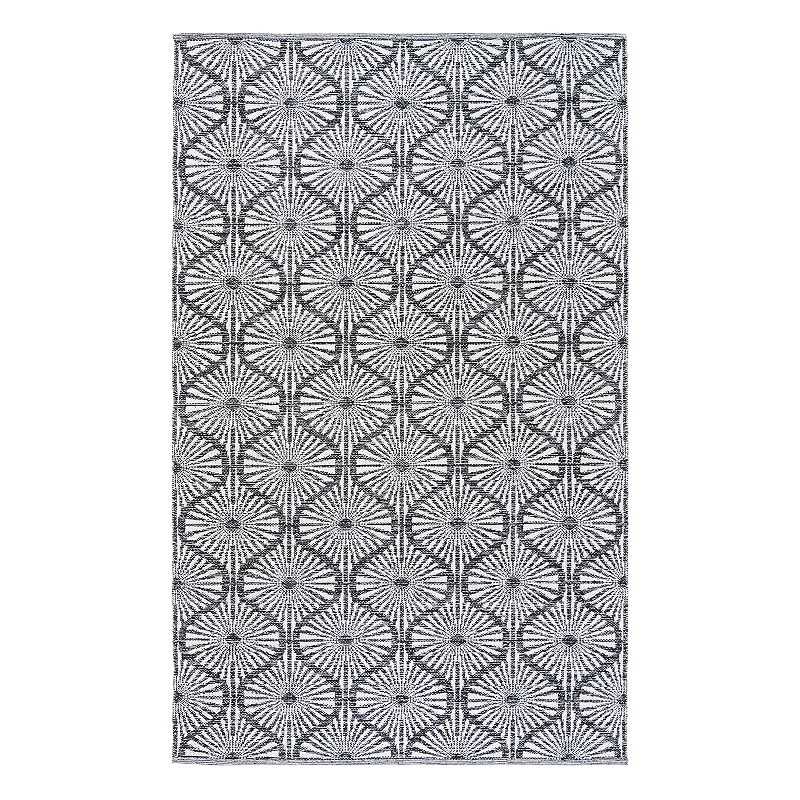 Safavieh Montauk Alexis Geometric Rug, Black, 8X10 Ft