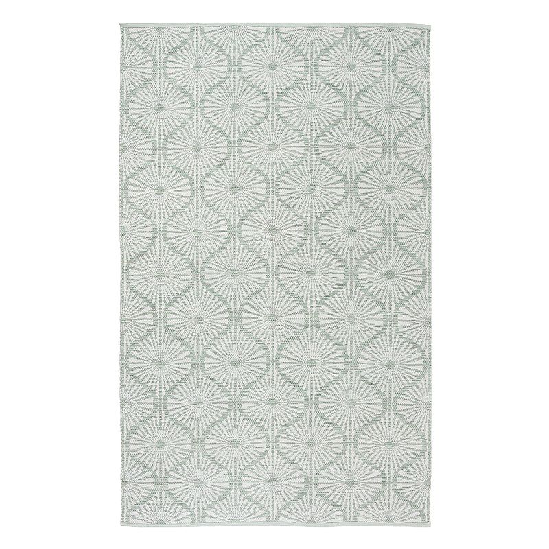 Safavieh Montauk Alexis Geometric Rug, Lt Green, 8X10 Ft