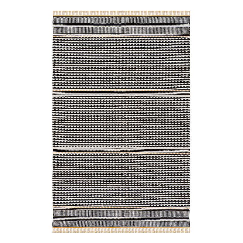 Safavieh Montauk Lucia Striped Rug, Gold, 5X8 Ft