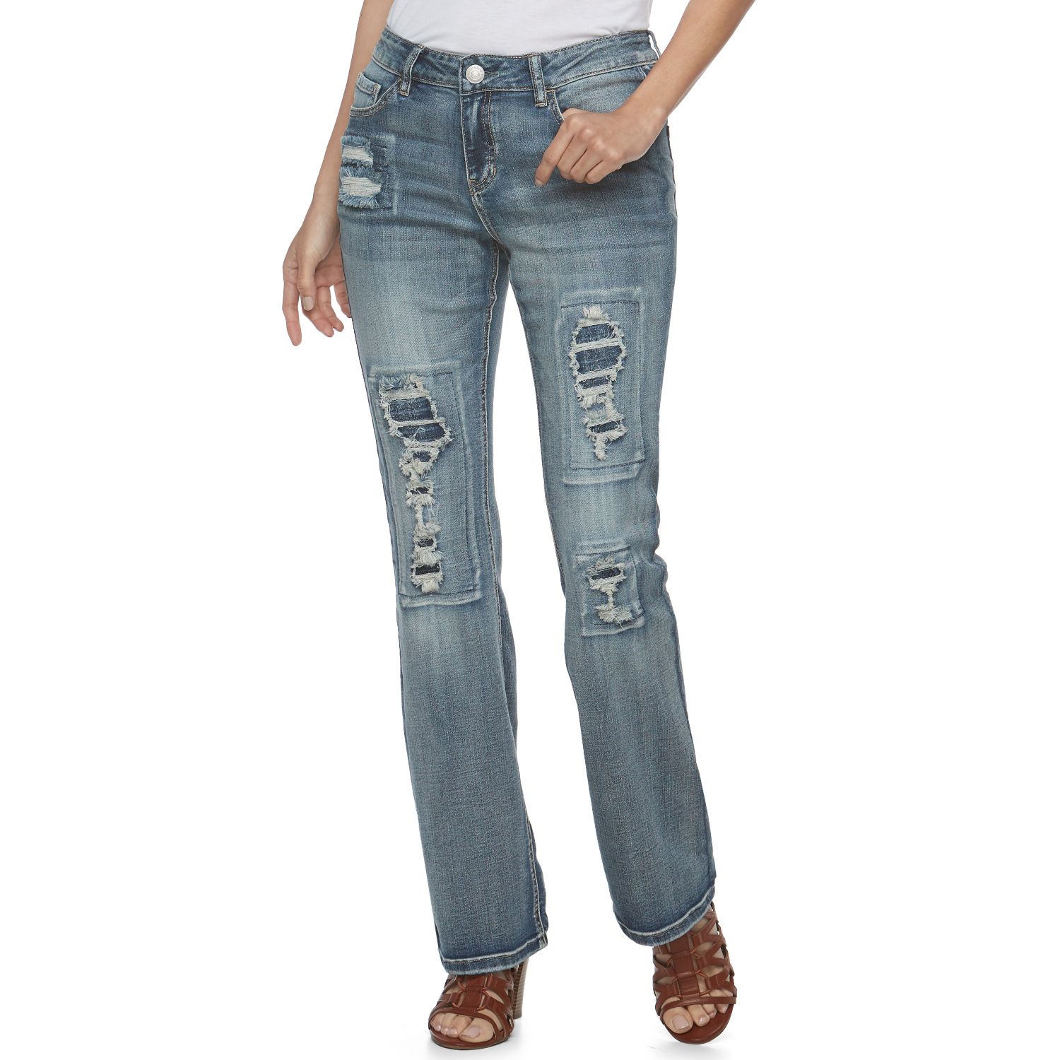 almost famous low rise jeans