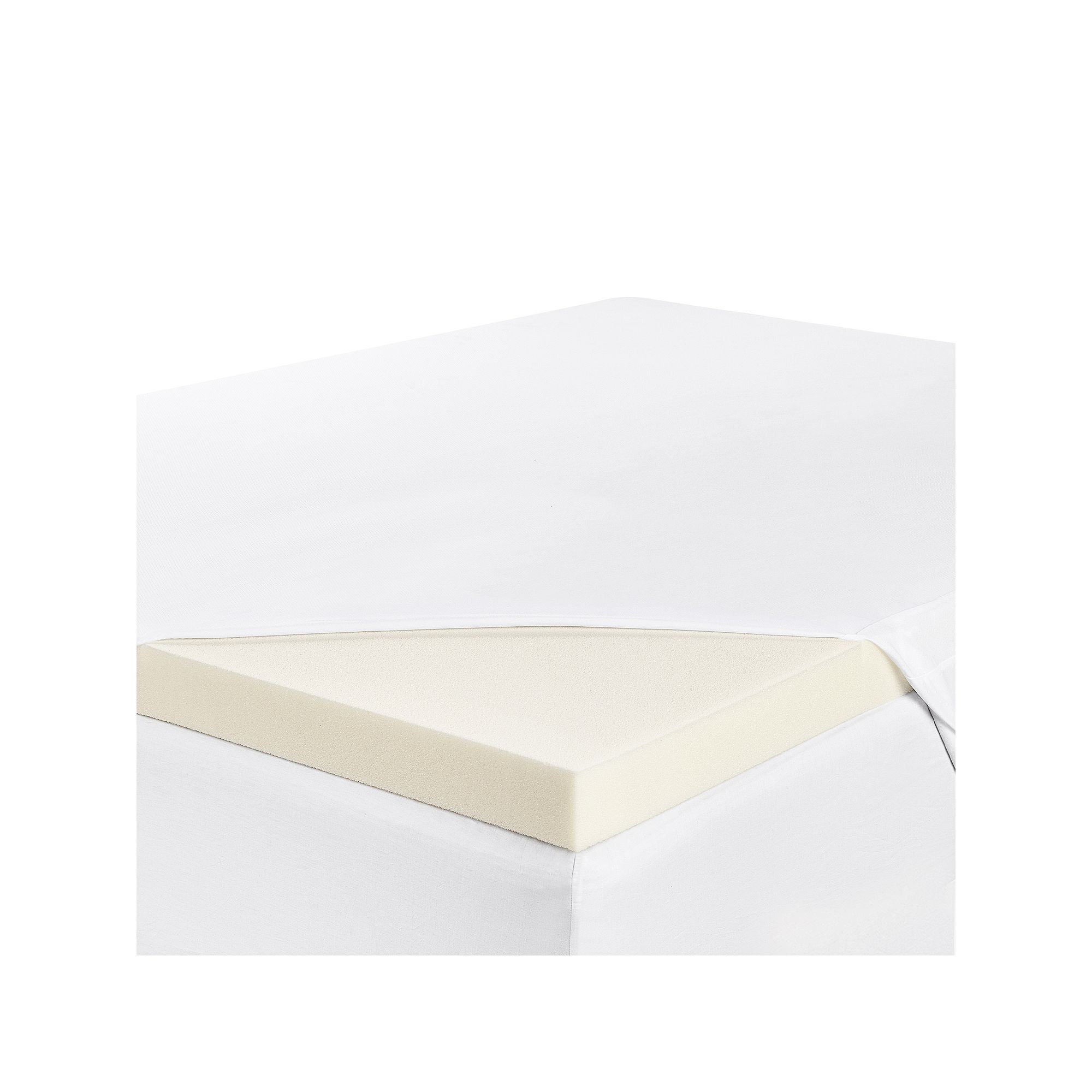 Serta® 3-inch Align & Revive Memory Foam Mattress Topper, White