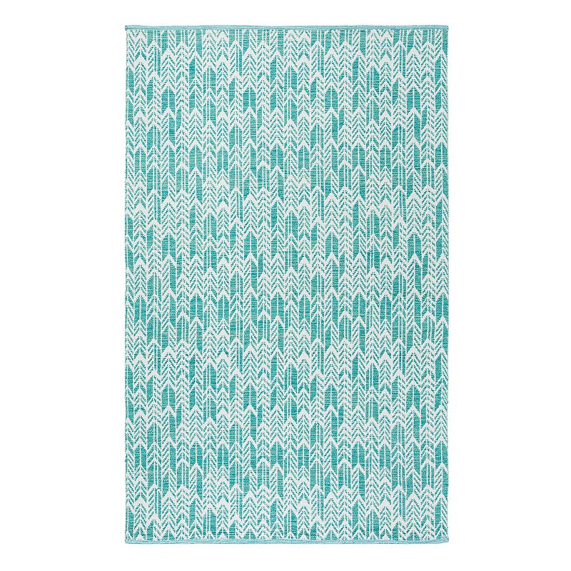 Safavieh Montauk Carina Geometric Rug, Turquoise/Blue, 8X10 Ft