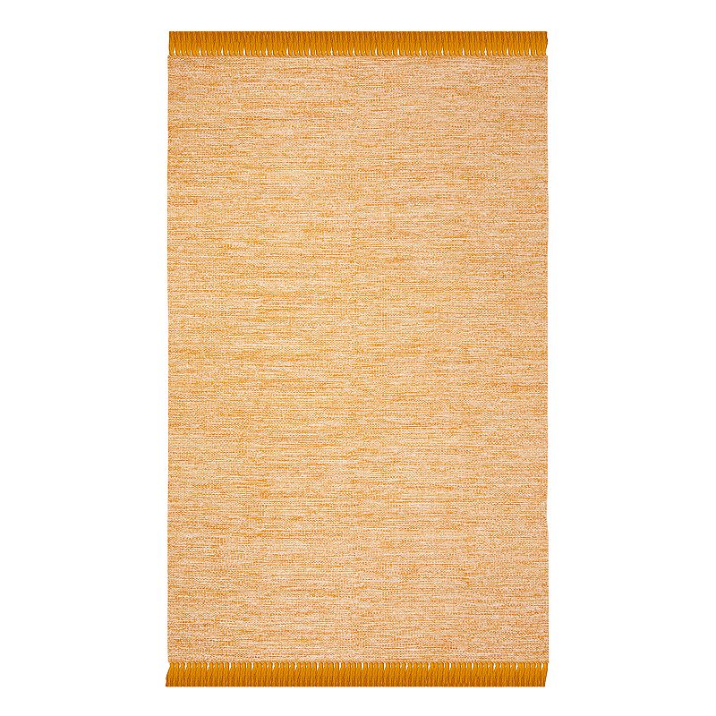 Safavieh Montauk Zephyr Solid Rug, Gold, 5X8 Ft