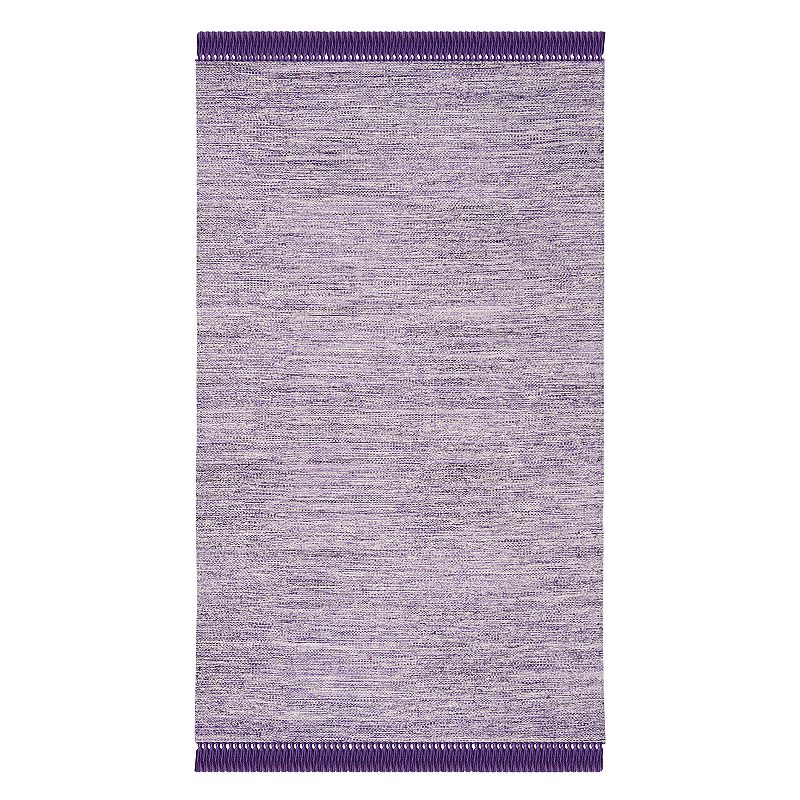 Safavieh Montauk Zephyr Solid Rug, Purple, 5X8 Ft