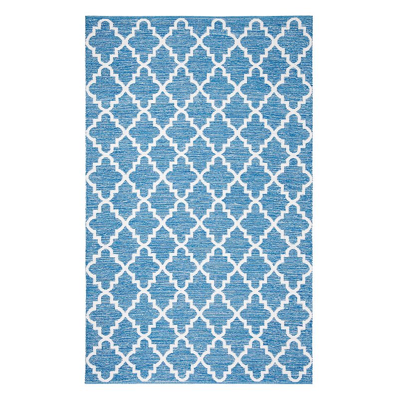 Safavieh Montauk Susannah Trellis Rug, Blue, 8X10 Ft