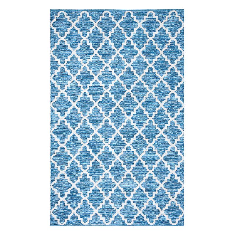 Safavieh Montauk Susannah Trellis Rug, Blue, 5X8 Ft