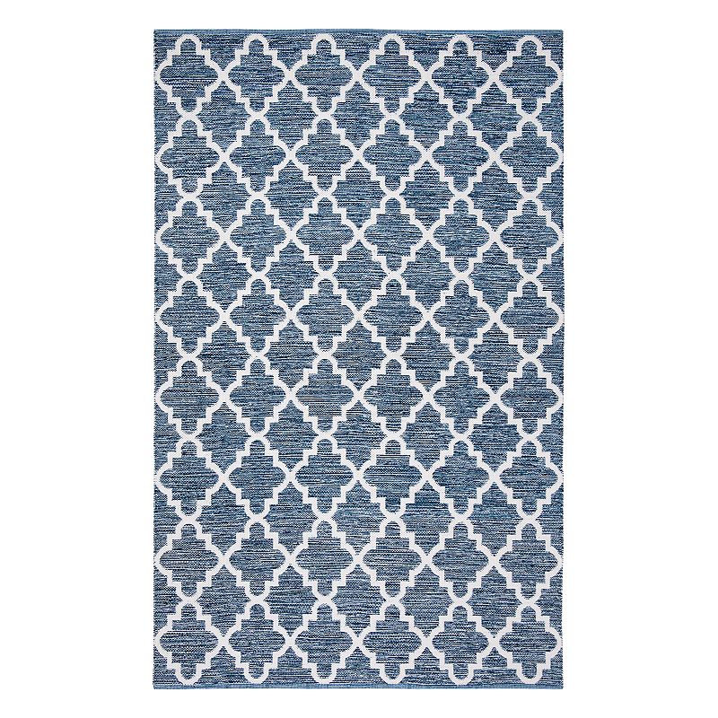 Safavieh Montauk Susannah Trellis Rug, Blue, 5X8 Ft