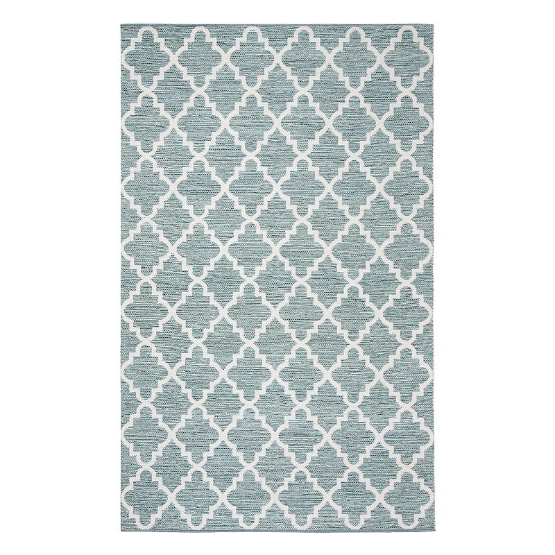Safavieh Montauk Susannah Trellis Rug, Lt Green, 5X8 Ft
