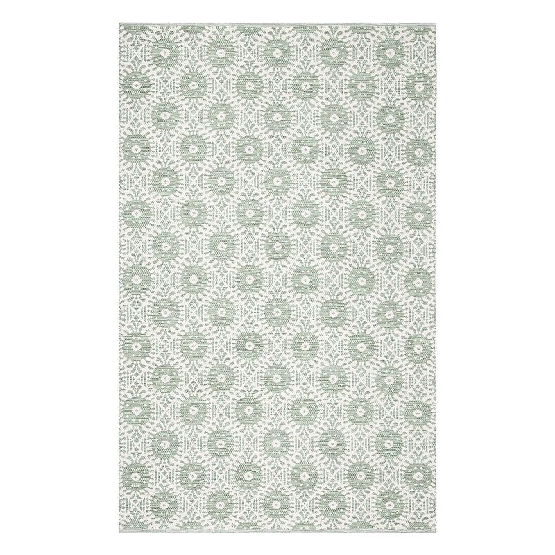 Safavieh Montauk Dylan Geometric Rug, Lt Green, 8X10 Ft
