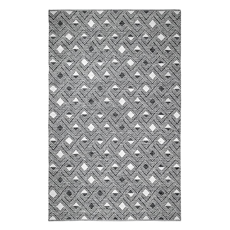 Safavieh Montauk Haley Geometric Rug, Black, 8X10 Ft