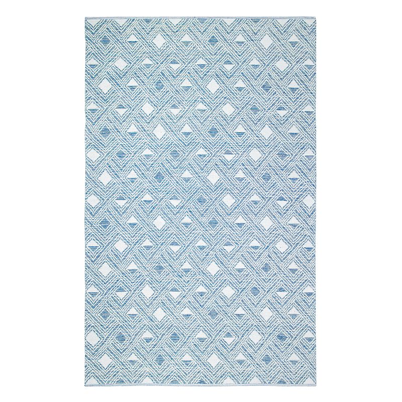 Safavieh Montauk Haley Geometric Rug, Blue, 5X8 Ft