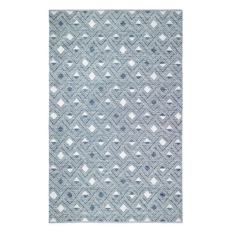 Safavieh Montauk Haley Geometric Rug, Blue, 5X8 Ft