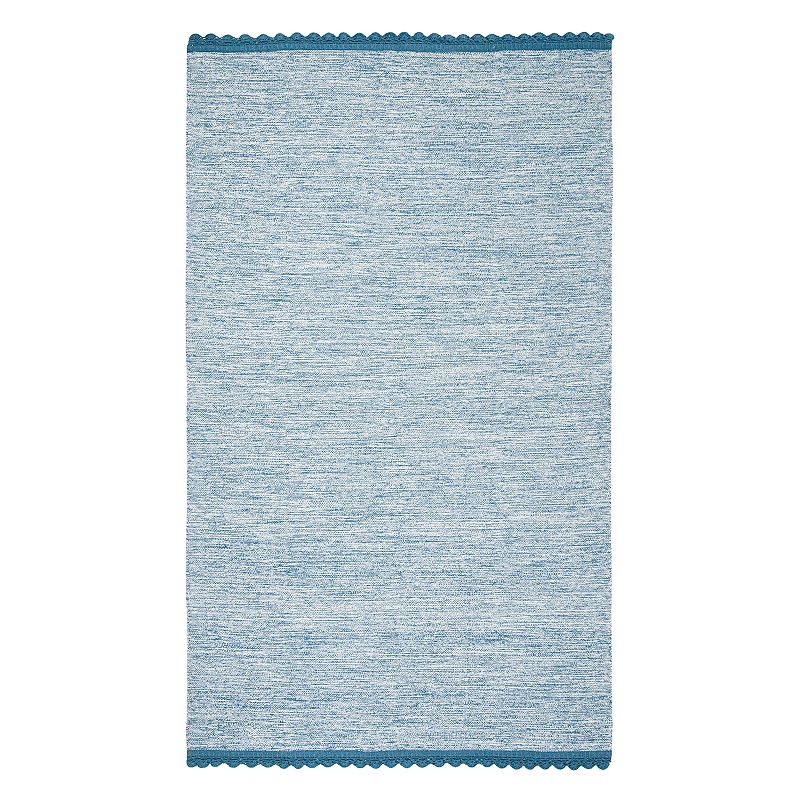 Safavieh Montauk Keegan Solid Rug, Blue, 5X8 Ft