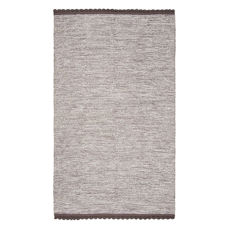 Safavieh Montauk Keegan Solid Rug, Grey, 5X8 Ft