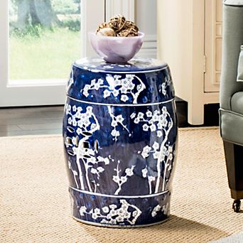 Safavieh Floral Indoor / Outdoor Stool