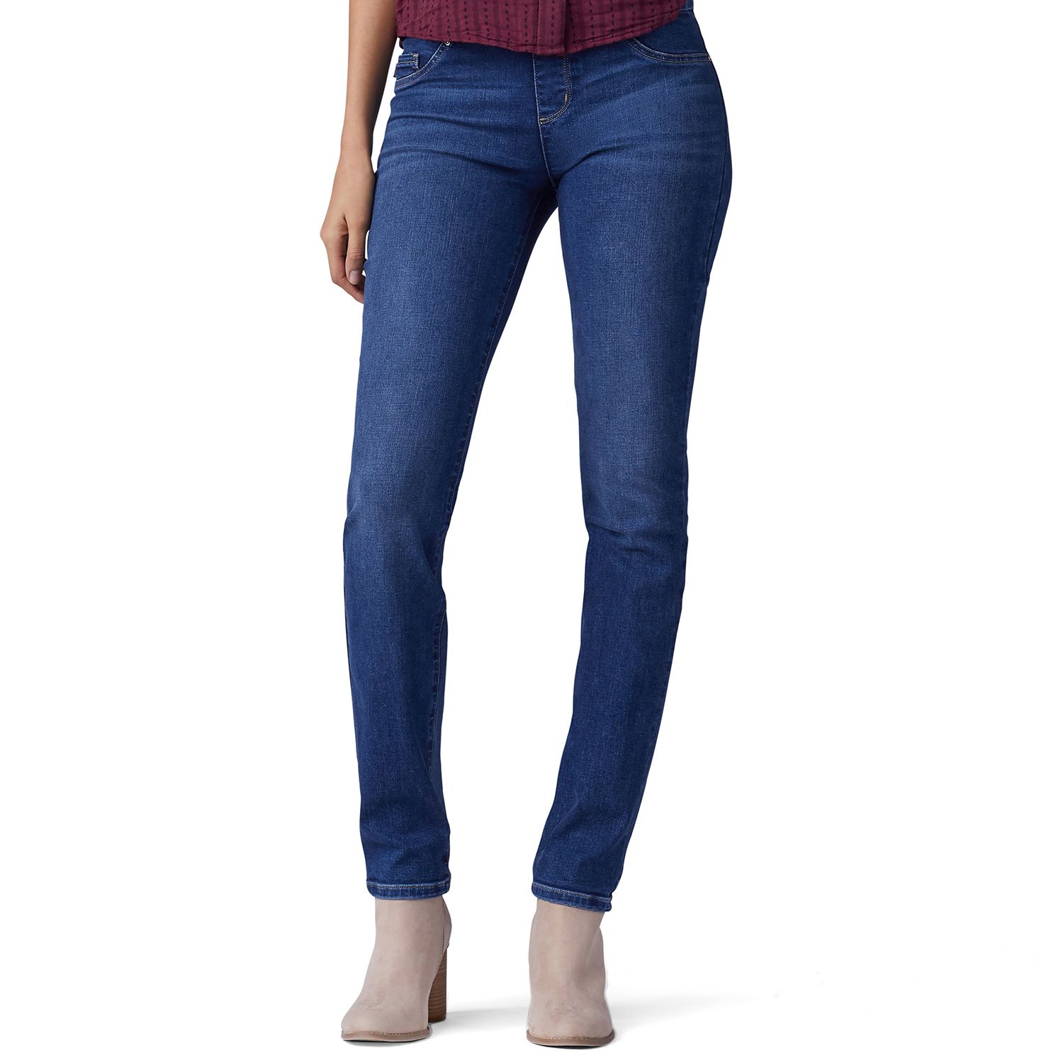 kohls lee pull on jeans