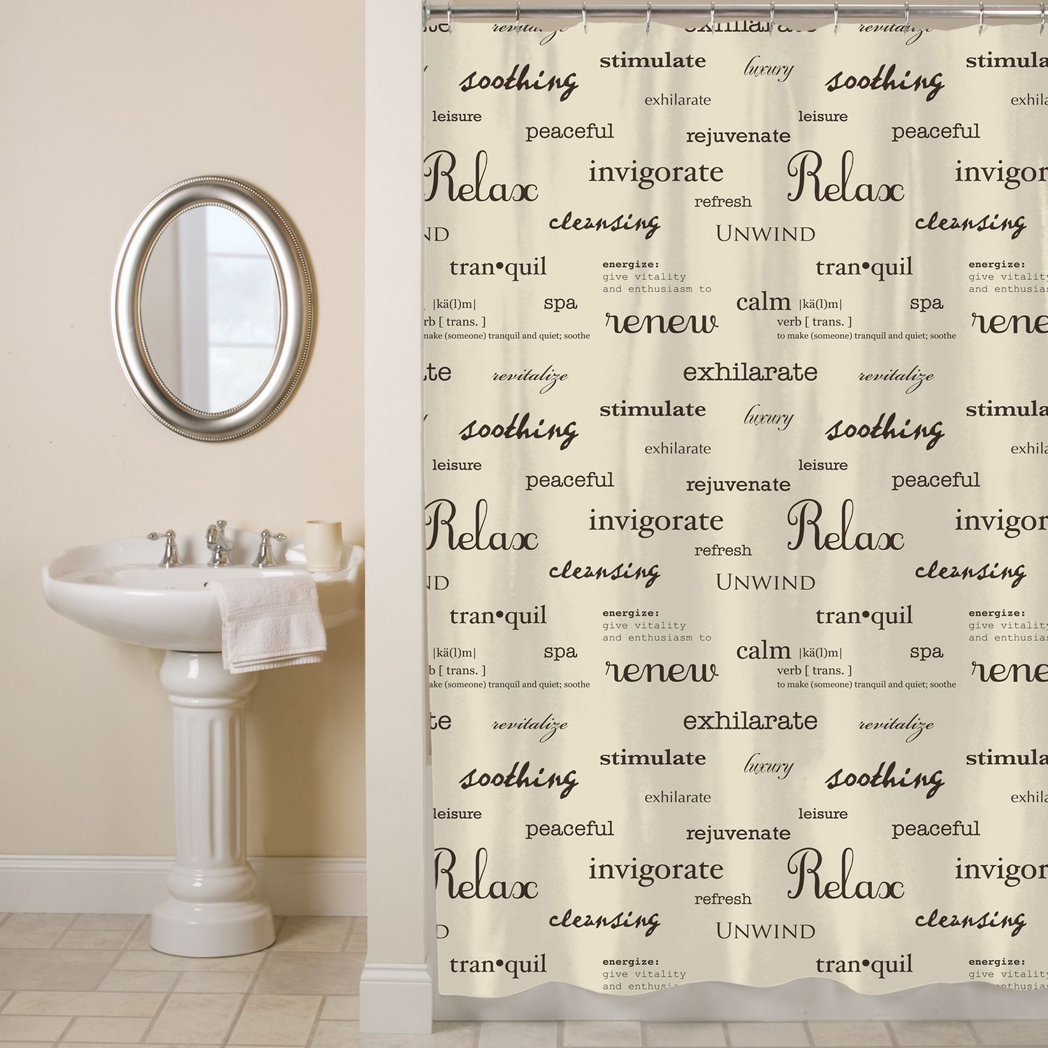 spa shower curtain