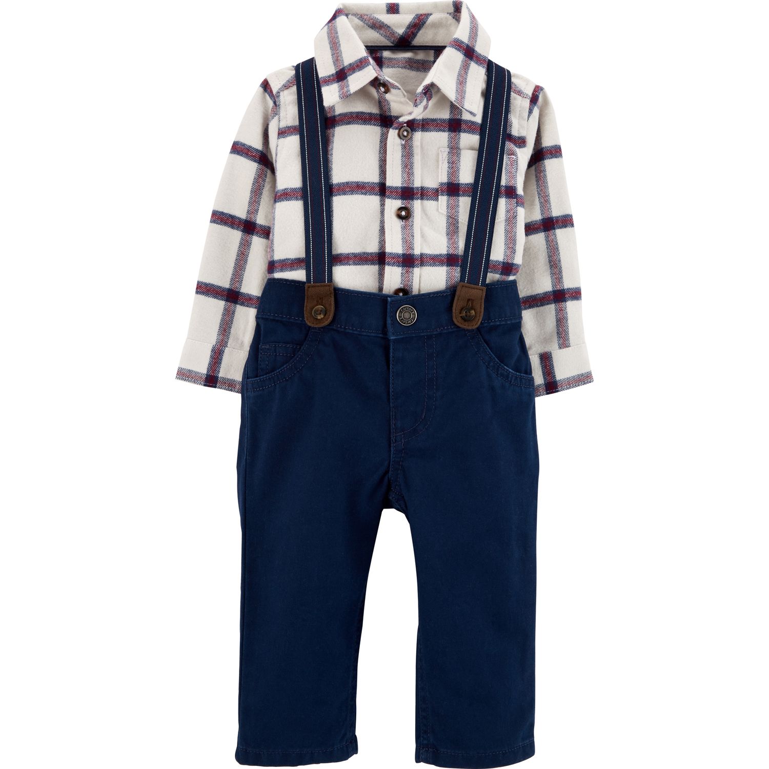 baby boy navy pants with suspenders