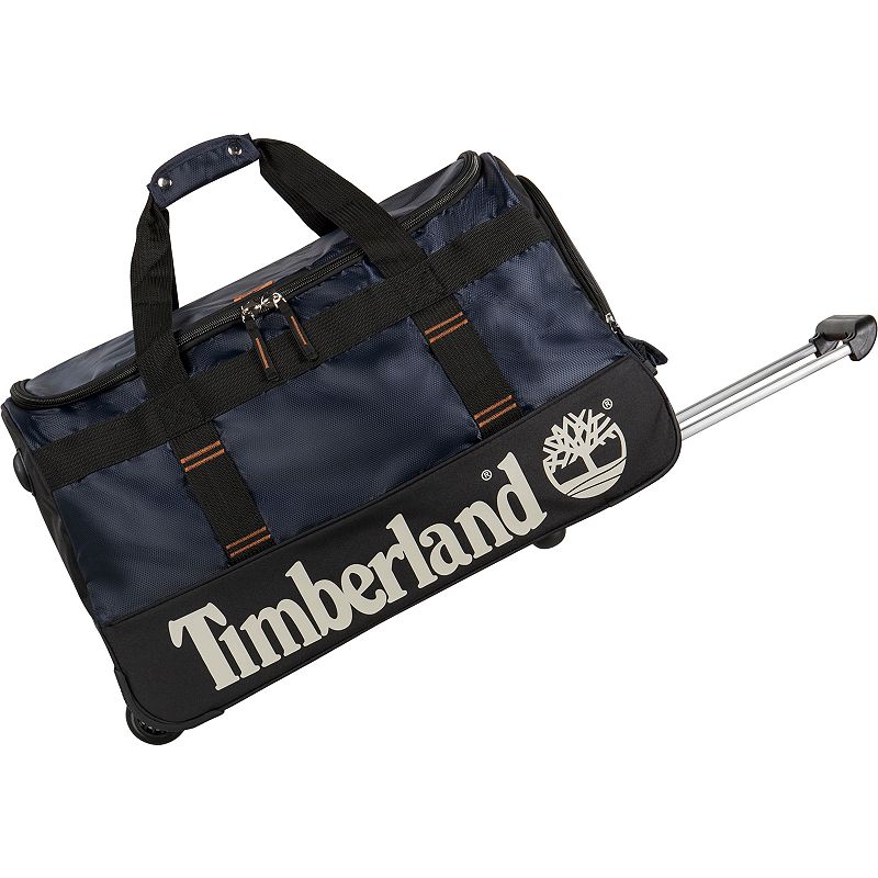 UPC 047505003853 product image for Timberland Jay Peak Trail Wheeled Duffel Bag, Blue, 26 INCH | upcitemdb.com