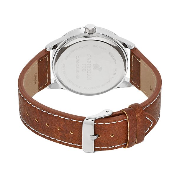 caribbean joe pineapple men's watch