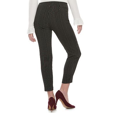 Women's ELLE™ Pull-On Skinny Fit Ankle Dress Pants