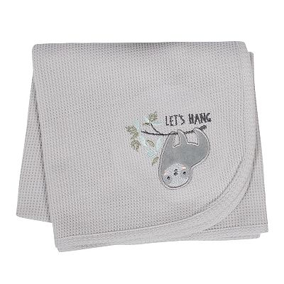 Just Born 2 pack Thermal Sloth Print Blankets