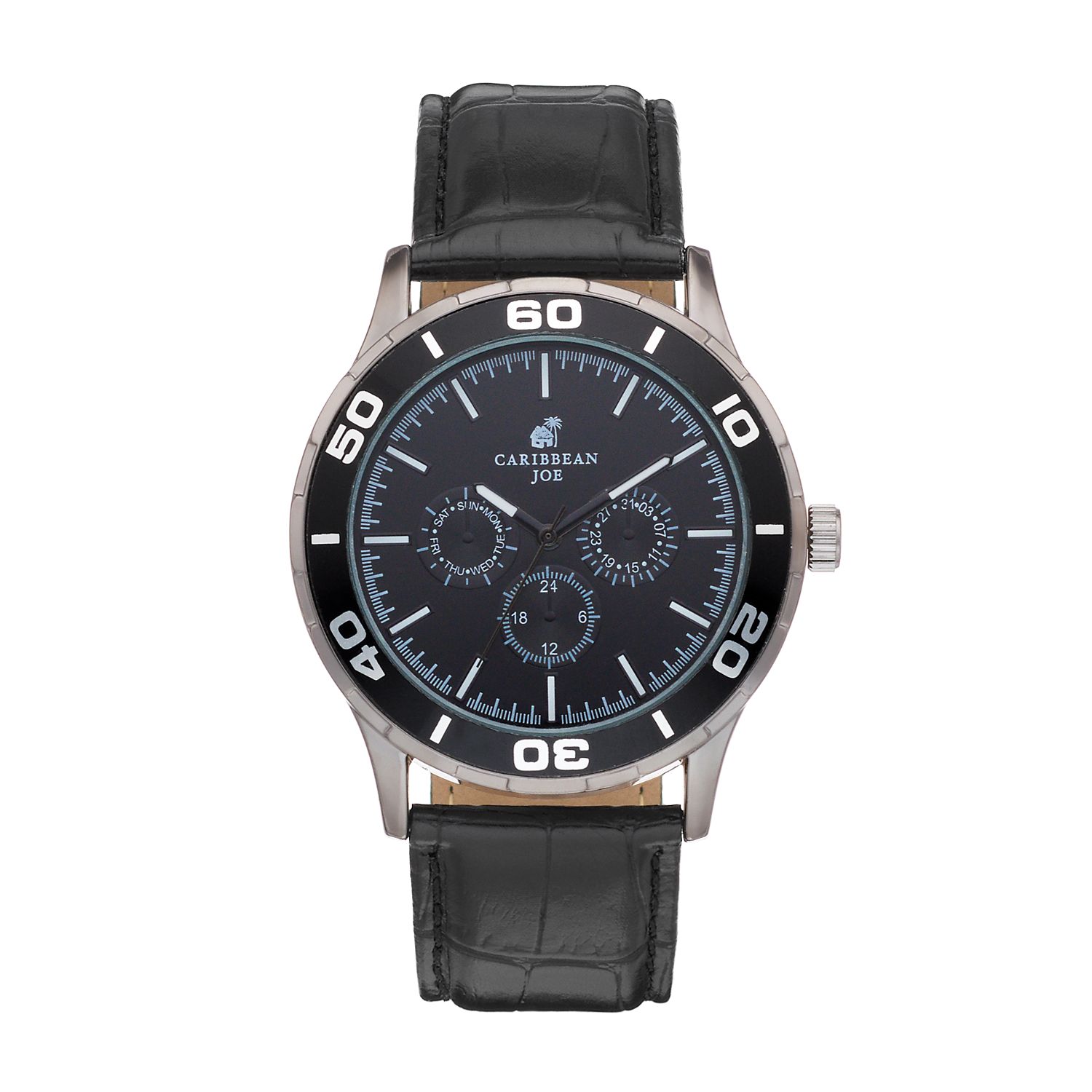 caribbean joe quartz watch