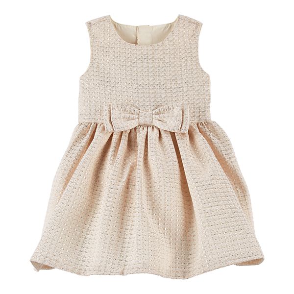 Baby Girl Carter's Bow Lurex Dress