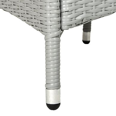 Safavieh Indoor / Outdoor Wicker Chair, Loveseat & Coffee Table 4-piece Set