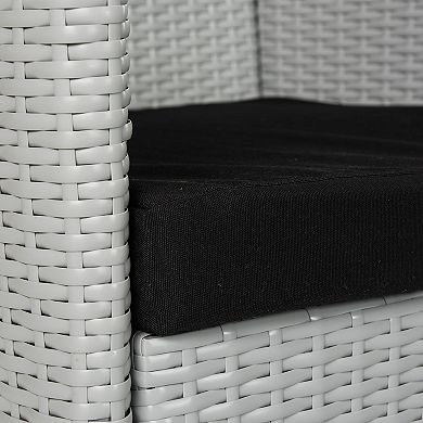 Safavieh Indoor / Outdoor Wicker Chair, Loveseat & Coffee Table 4-piece Set