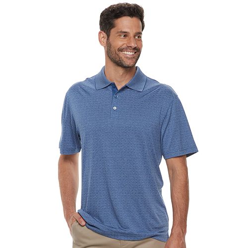 Men's Haggar Cool 18® Regular-Fit Performance Micro Square Polo