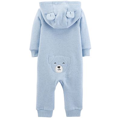 Baby Boy Carter's Fleece-Lined Bear Coverall