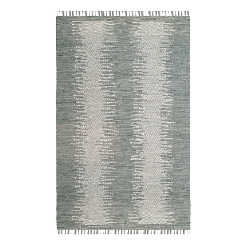 Safavieh Montauk Domenica Abstract Striped Rug, Grey, 5X8 Ft