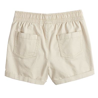Girls 4-10 Jumping Beans® Solid Cuffed Twill Shorts