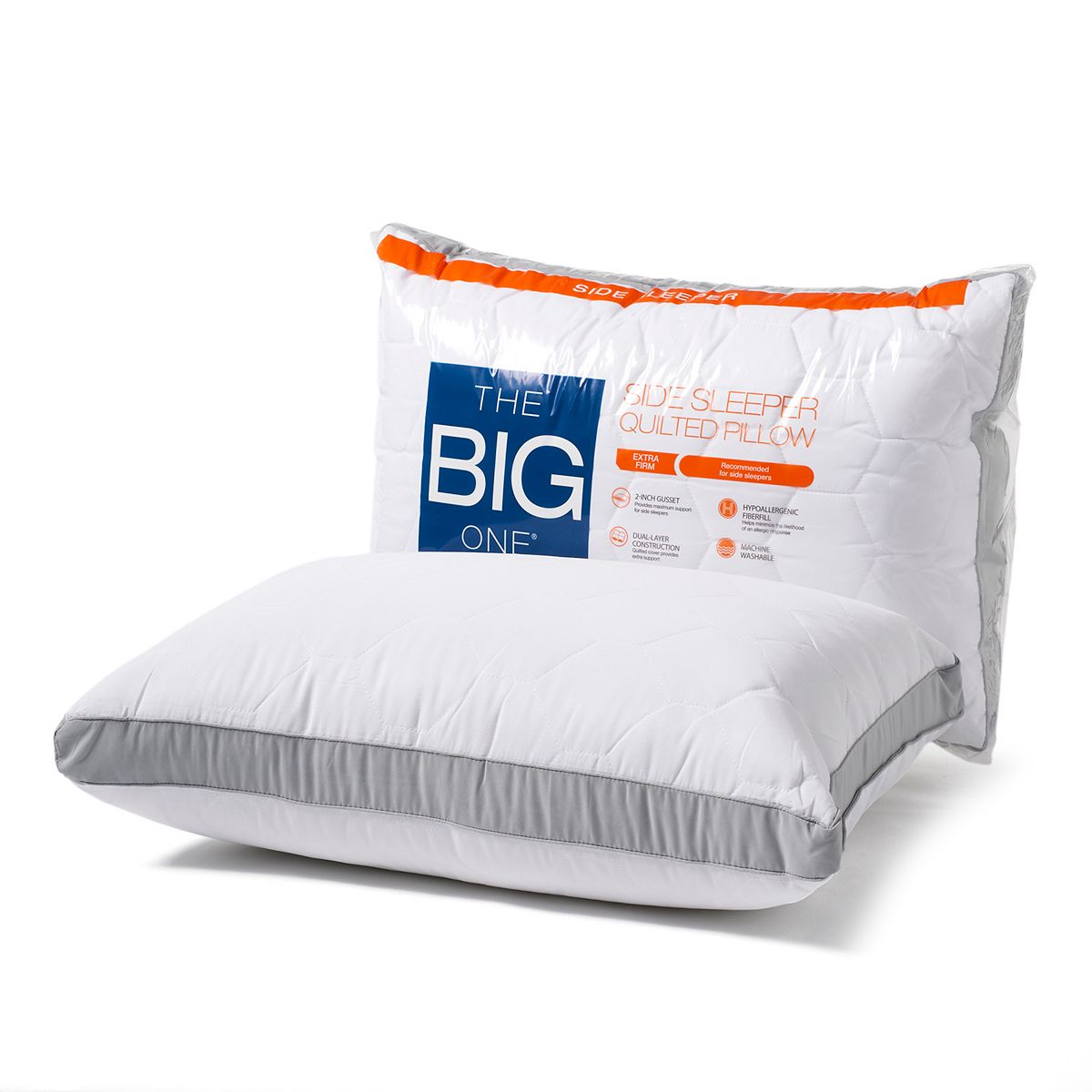 The Big One® Quilted Side Sleeper Bed Pillow - STD/QUEEN