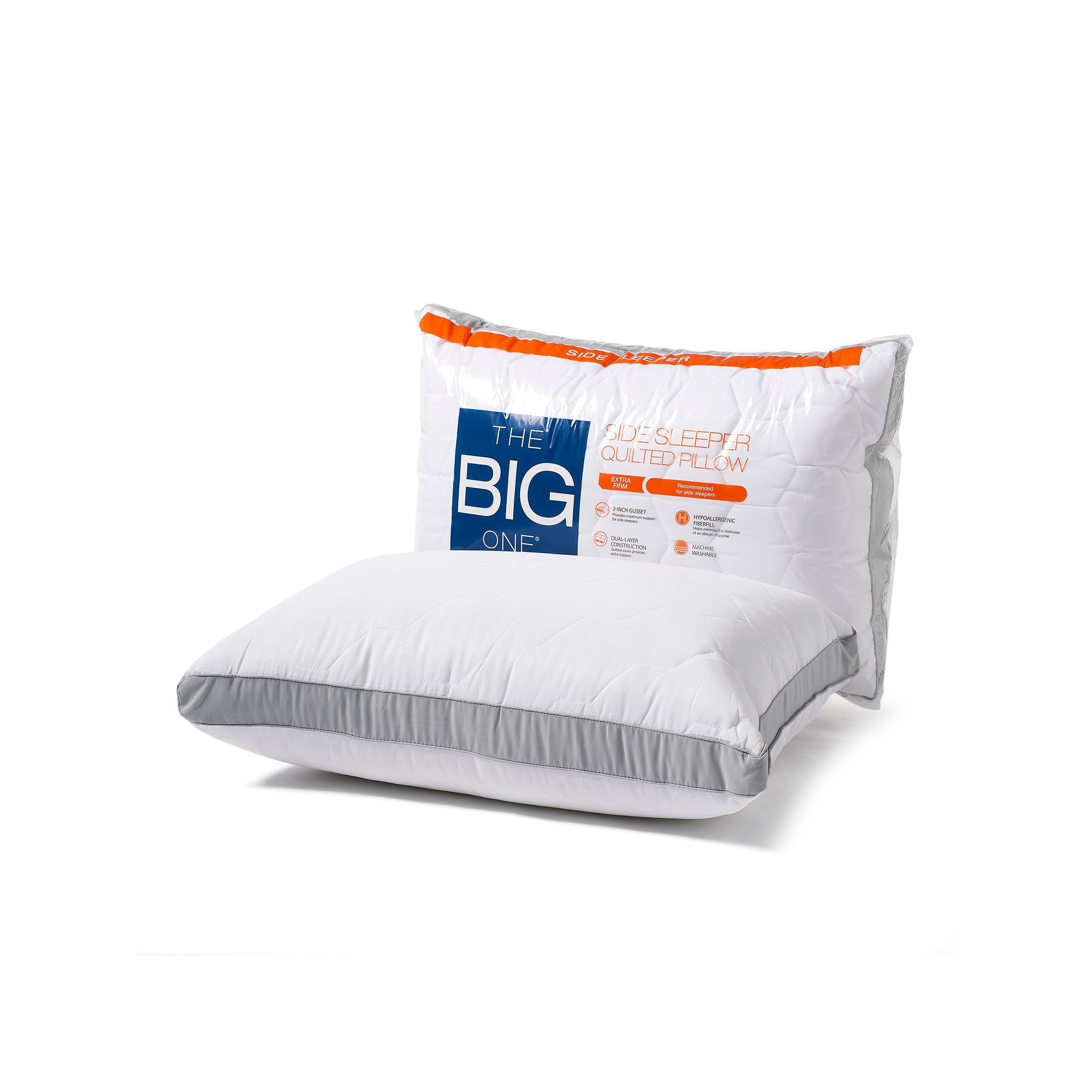 The Big One® Quilted Side Sleeper Bed Pillow, White