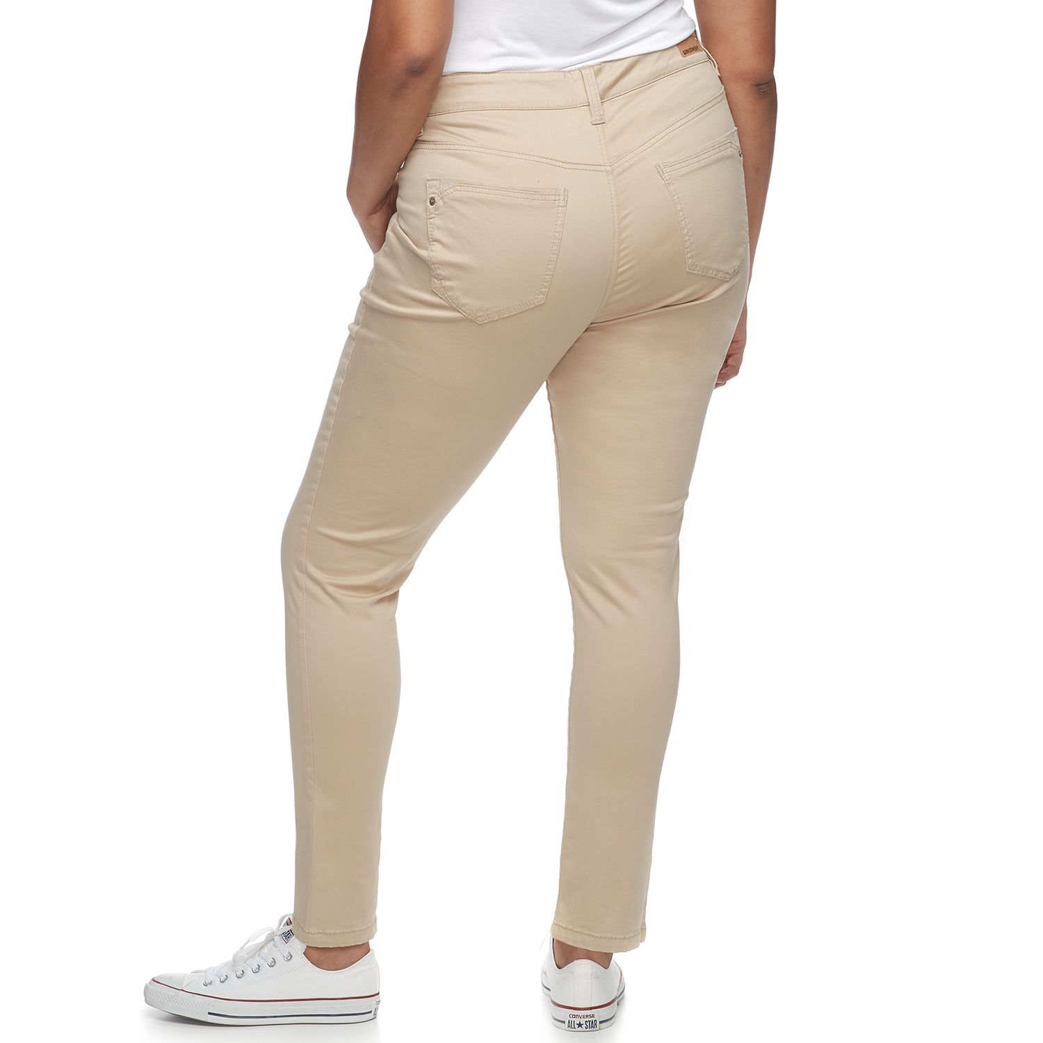 kohls khaki skinny jeans