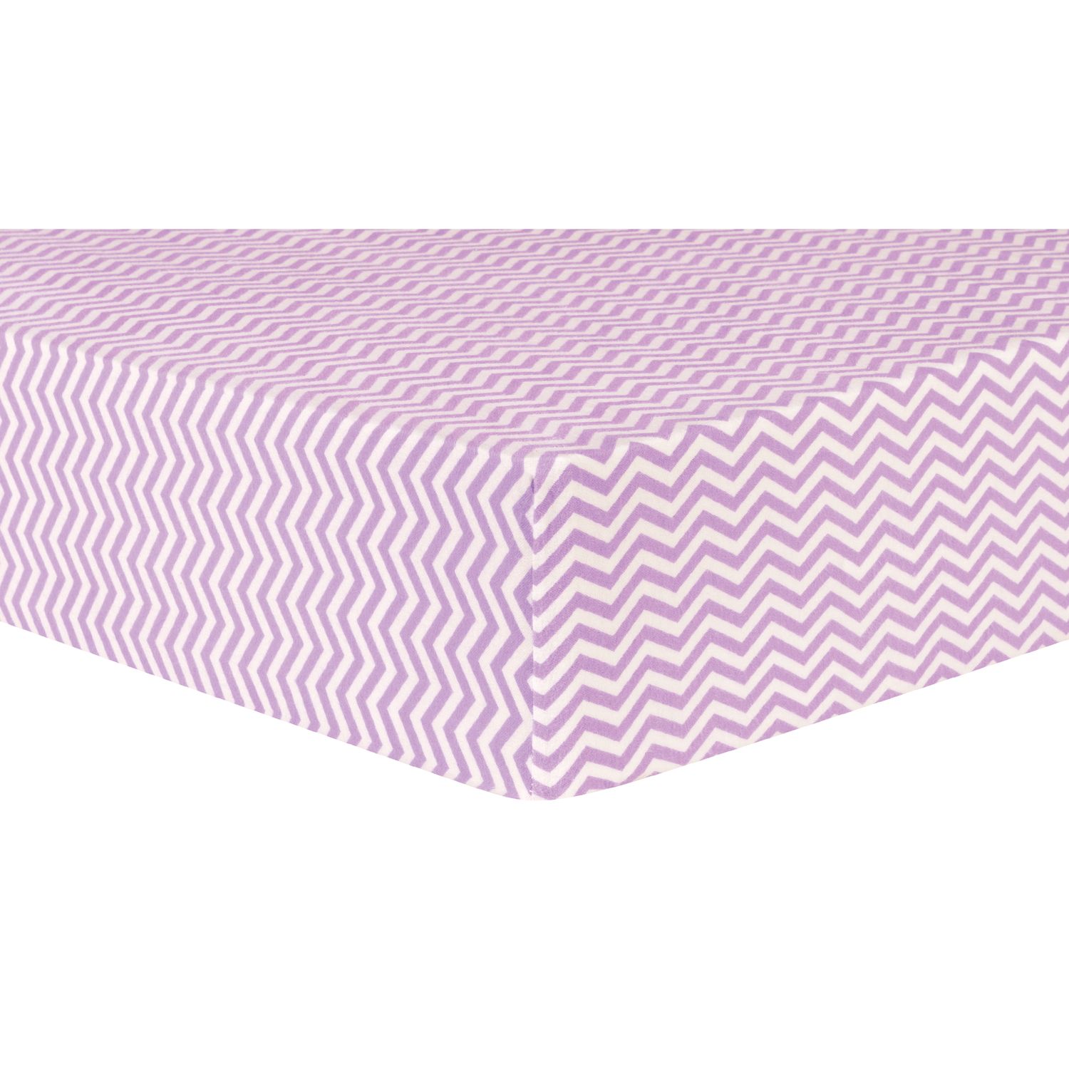 lilac crib sheet