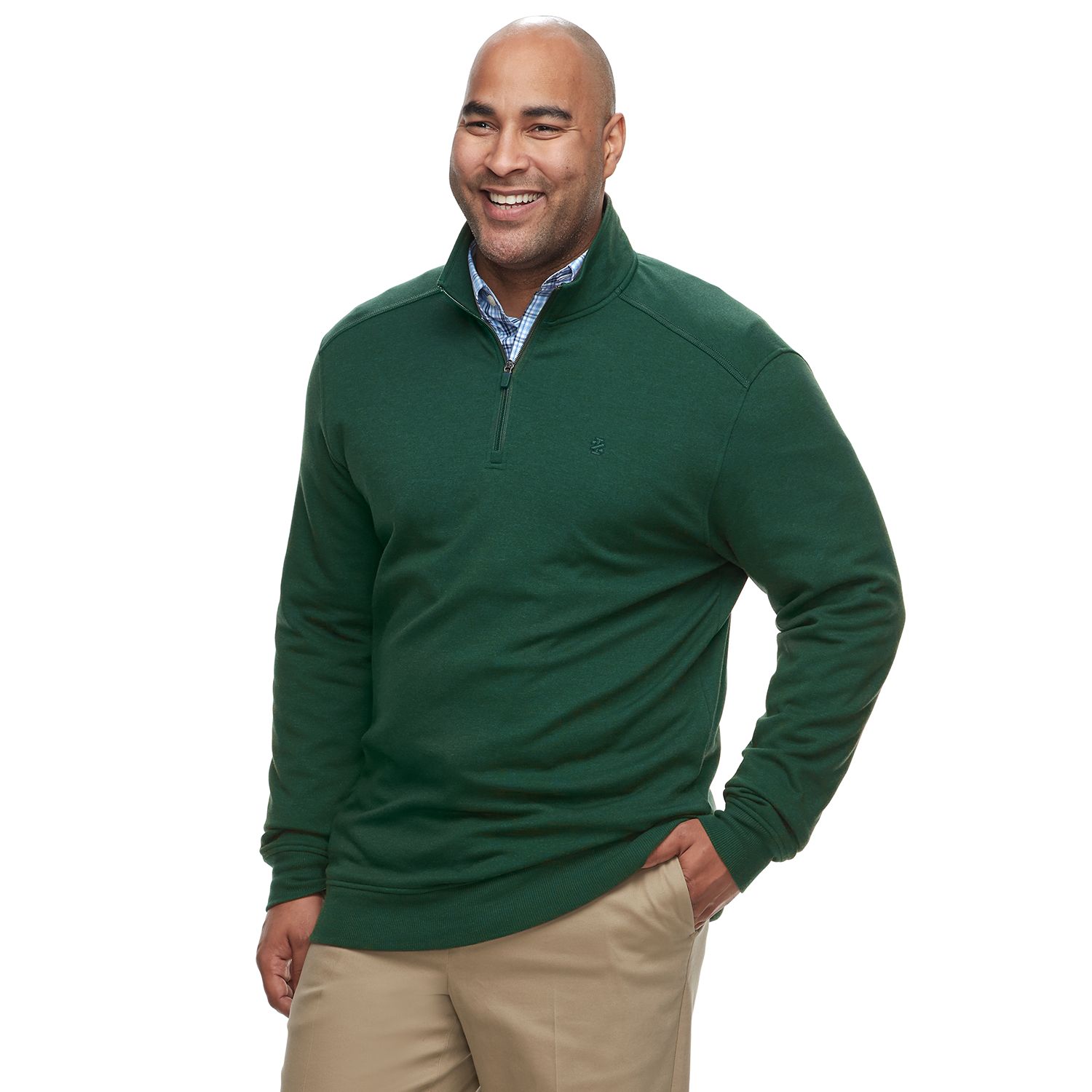 izod half zip pullover