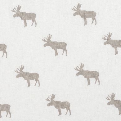 Trend Lab Moose Silhouettes Flannel Fitted Crib Sheet