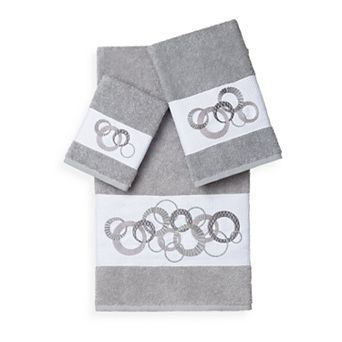 Linum Home Textiles Annabelle 3 pc Embellished Bath Towel Set