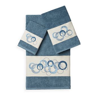 Linum Home Textiles Annabelle 3 pc Embellished Bath Towel Set