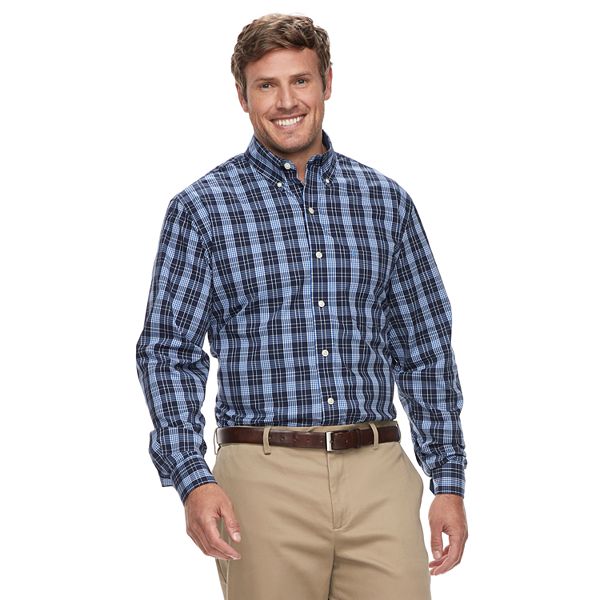 Big & Tall IZOD Premium Essentials Classic-Fit Stretch Button-Down Shirt