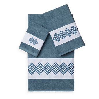 Linum Home Textiles Noah 3 pc Embellished Bath Towel Set