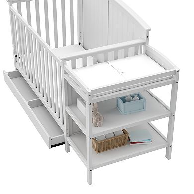 Storkcraft Steveston 4-in-1 Crib and Changer with Drawer