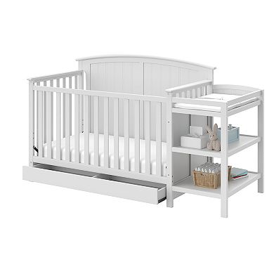 Storkcraft Steveston 4-in-1 Crib and Changer with Drawer