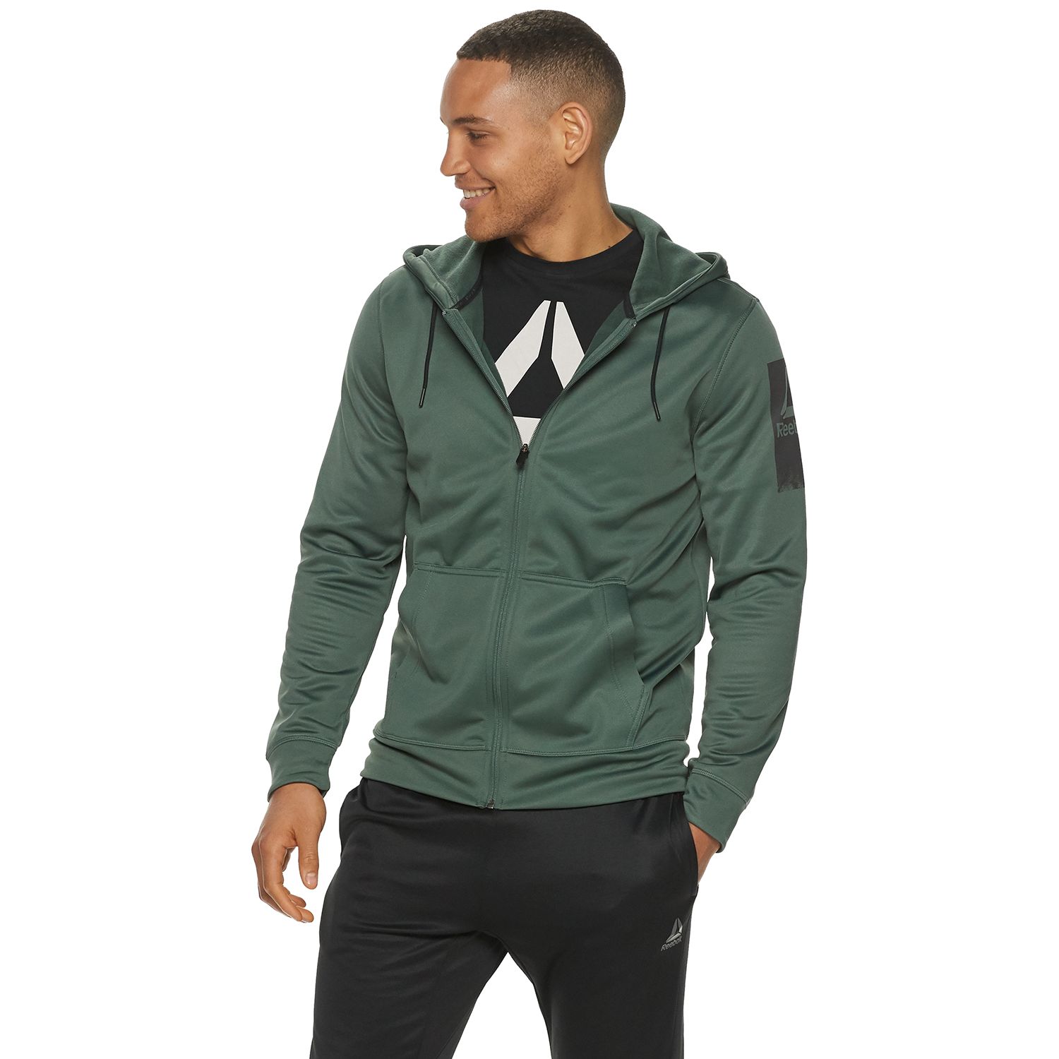 reebok men's delta performance hoodie